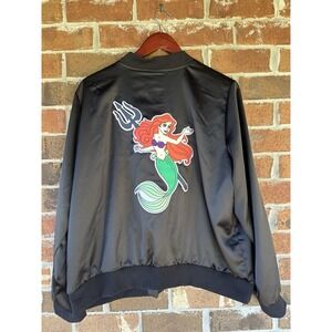 NWT Disney Her Universe Torrid Little Mermaid Black Jacket 1x